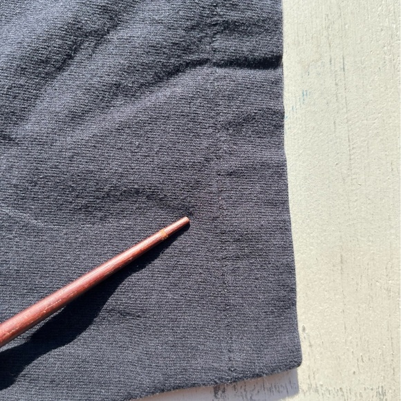 Men's Vintage Stonehenge T-Shirt Black Spell-Out L Single Stitch UK Aliens HOLE - Picture 7 of 15